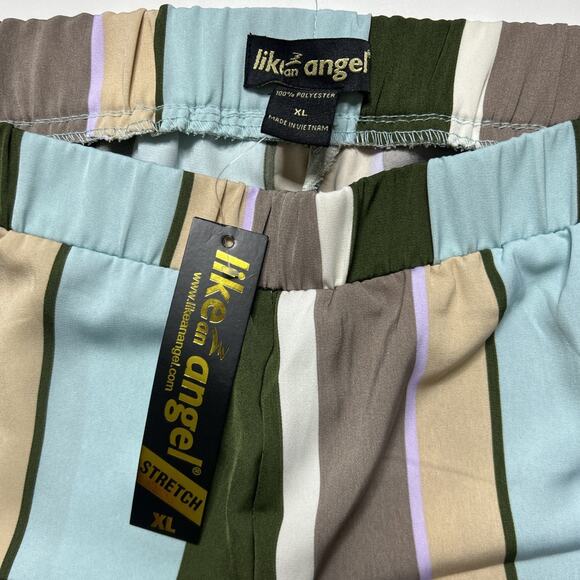 Like An Angel Pants Wide Leg Flowy Multicolor Women Size XL - Picture 5 of 14